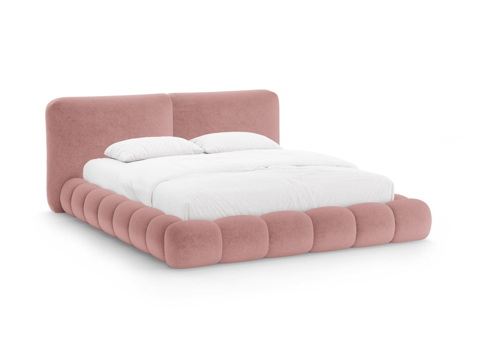 Solange Bett mit Stauraum mit Kopfteil 140cm in Pink-Perfect Harmony präsentiert im Onlineshop von KAQTU Design AG. Bett ist von Micadoni