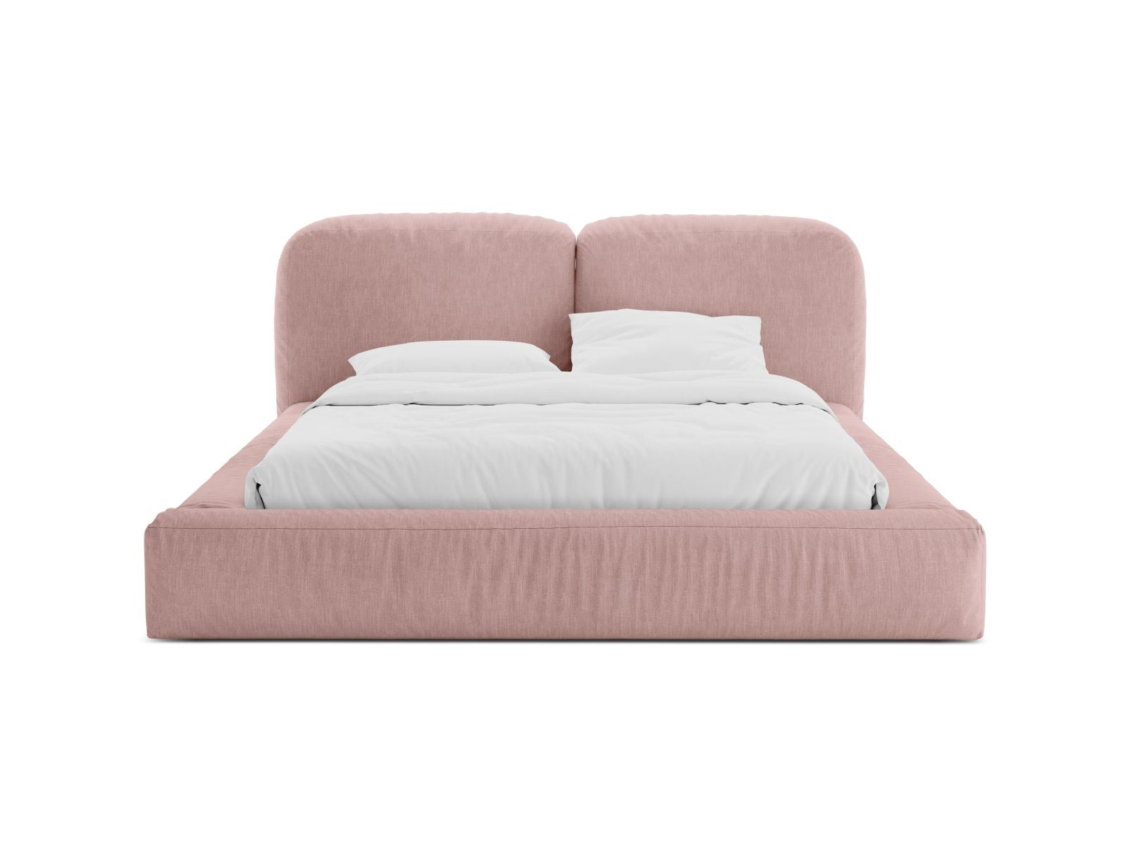 Elegantes Martina Bett mit praktischem Stauraum und stilvollem Kopfteil in 140cm Breite, ideal für moderne Schlafzimmer.