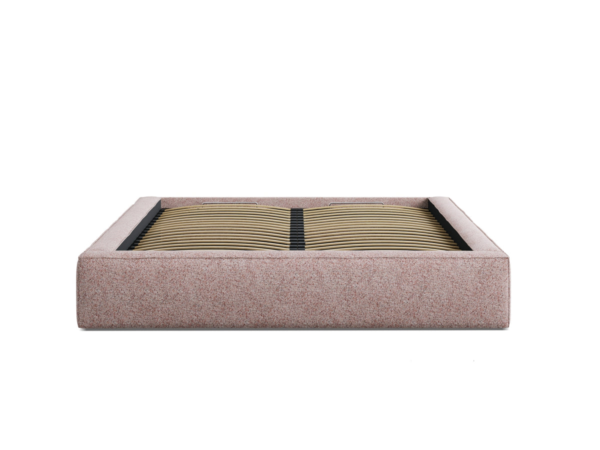 Susan Bett mit Stauraum 140cm in Pink Melange-Puente präsentiert im Onlineshop von KAQTU Design AG. Bett ist von Micadoni
