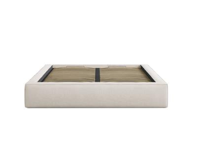 Susan Bett mit Stauraum 140cm in Light Beige-LEGEND präsentiert im Onlineshop von KAQTU Design AG. Bett ist von Micadoni
