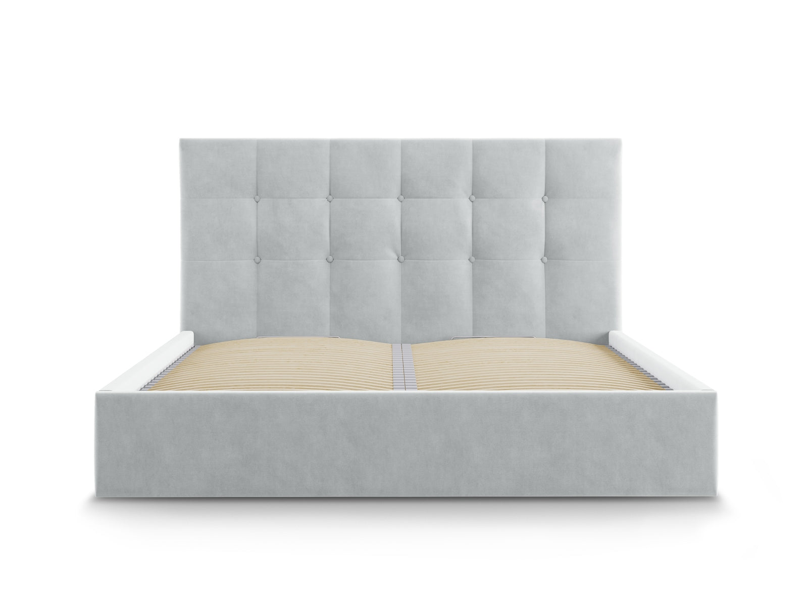 Entdecken Sie das stilvolle Phaedra Velour Bett von Micadoni – ideal für Ihr modernes Schlafzimmer, mit praktischem Stauraum und gemütlichem Kopfteil.