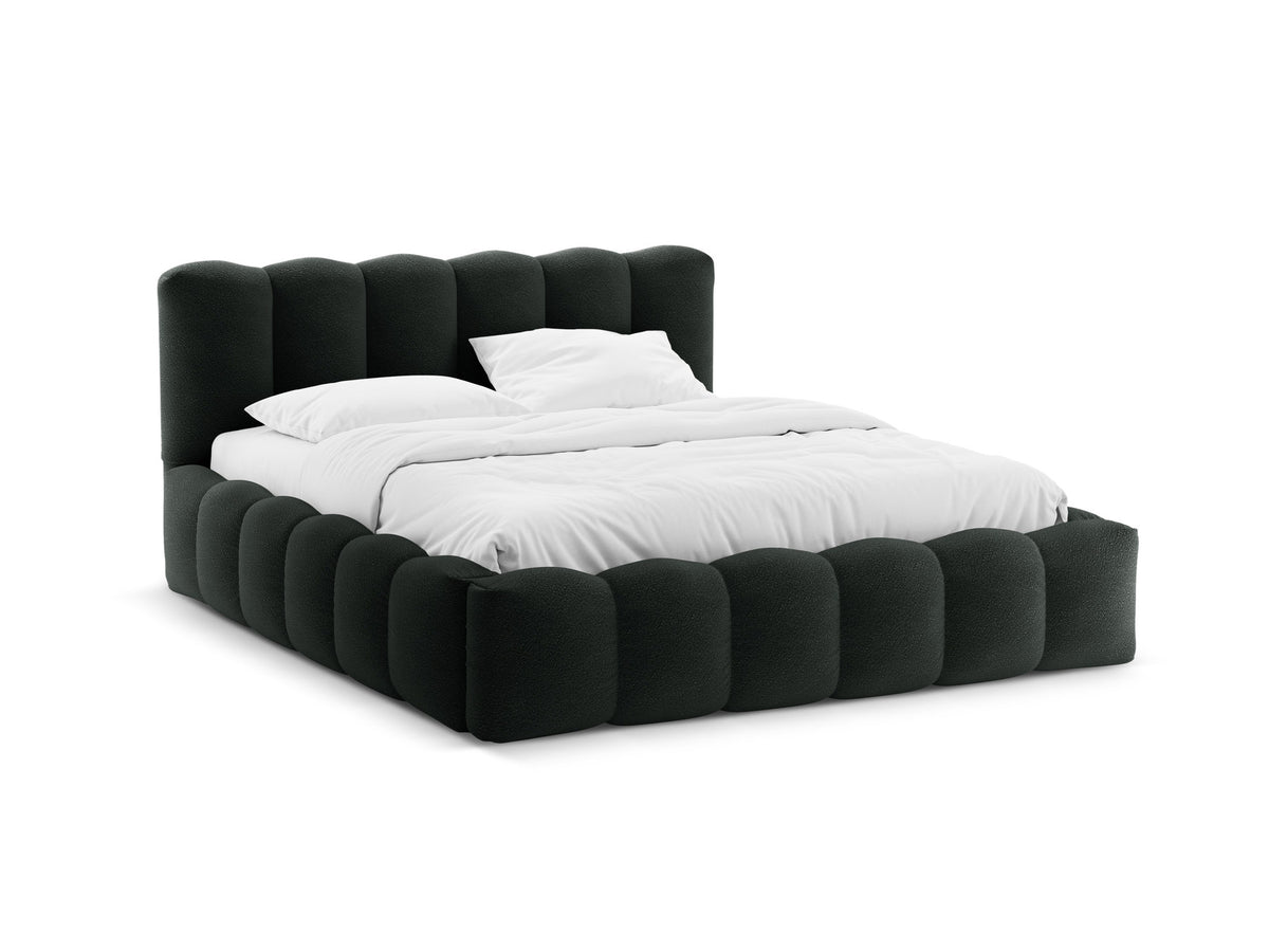 Lupine Bett mit Stauraum und Headboard 160cm in Black-Baloo präsentiert im Onlineshop von KAQTU Design AG. Bett ist von Micadoni