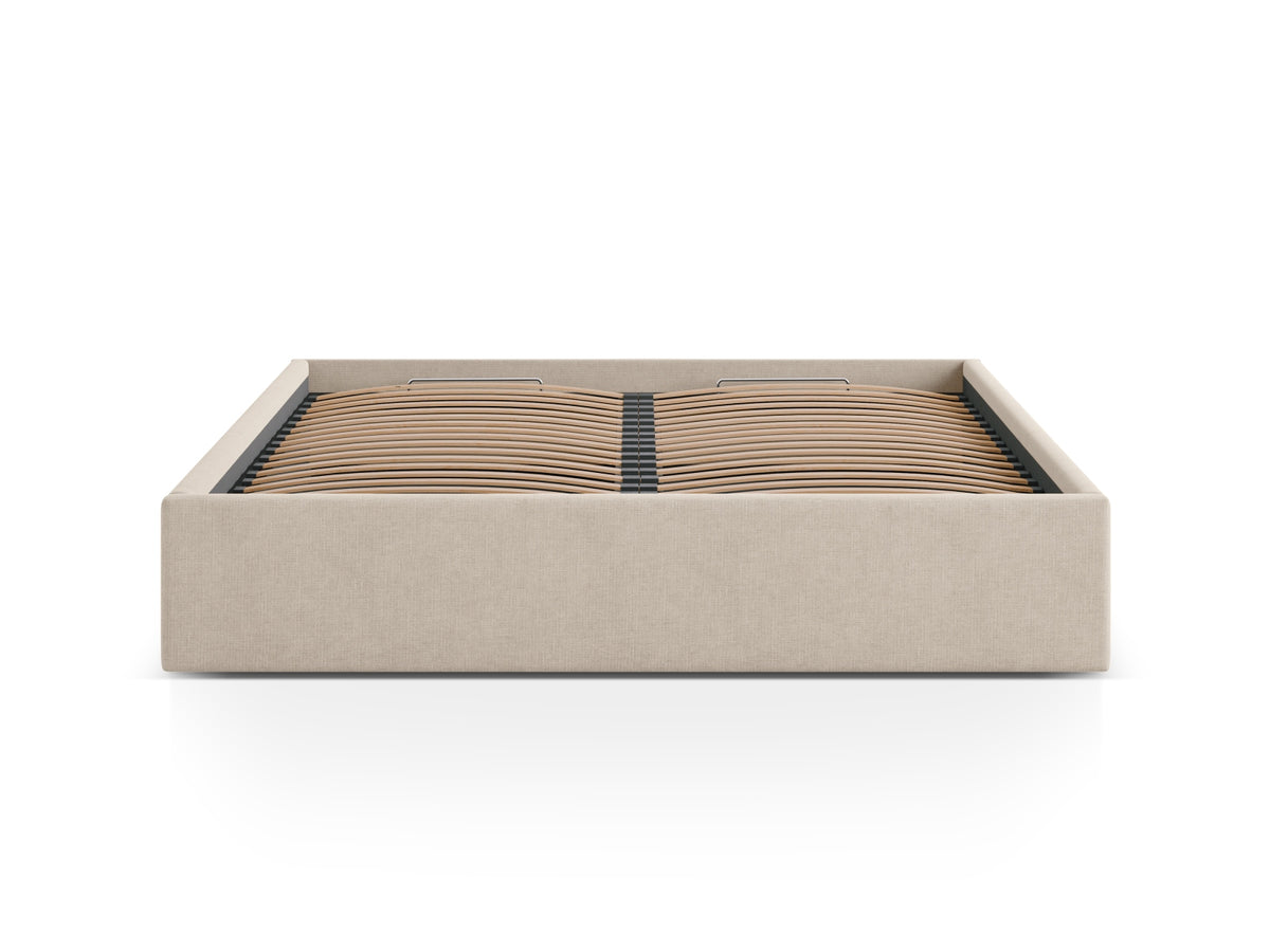 Susan Bett mit Stauraum 160cm in Cappuccino-Moly präsentiert im Onlineshop von KAQTU Design AG. Bett ist von Micadoni