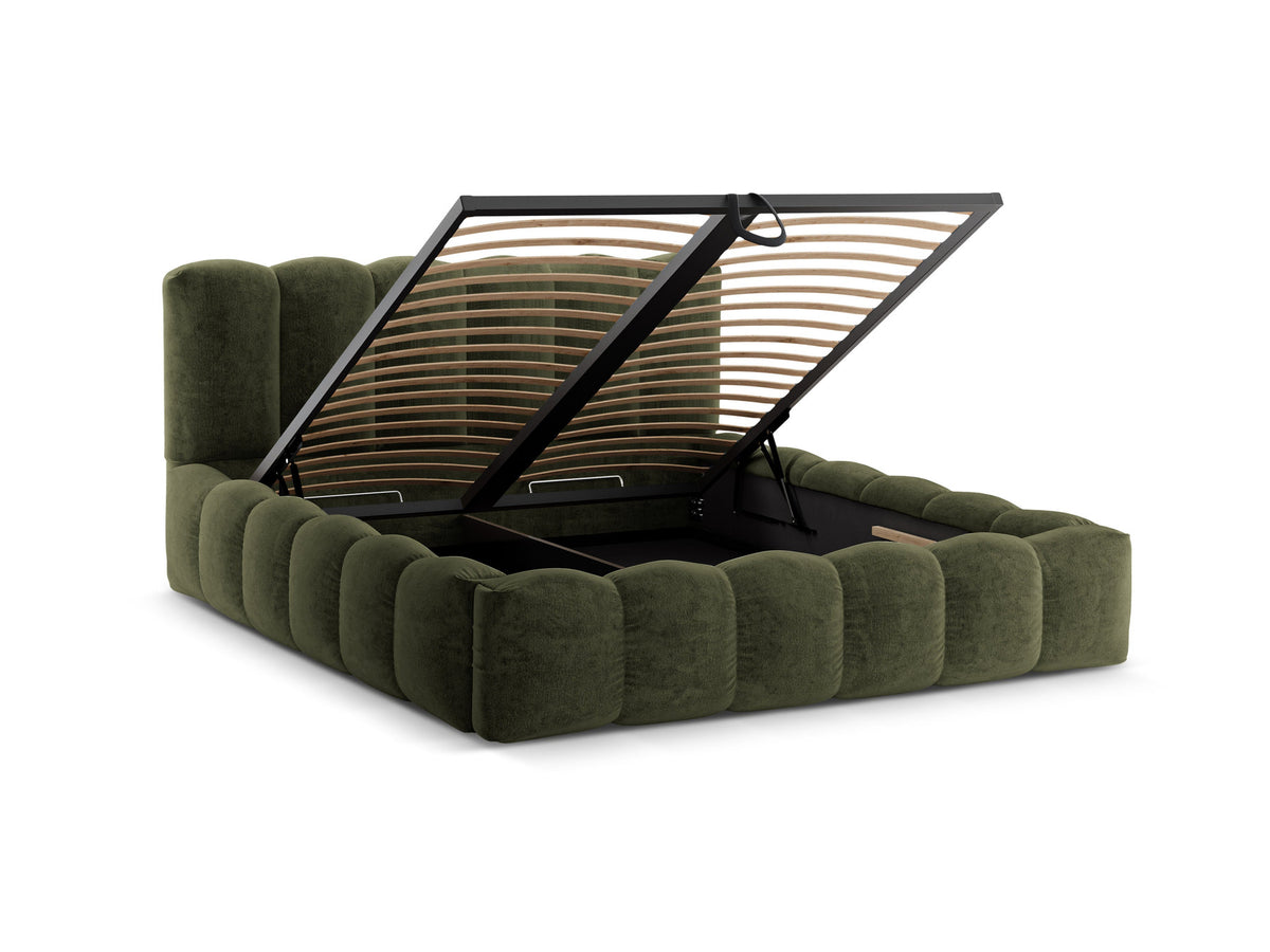 Lupine Bett mit Stauraum und Headboard 160cm in Green-Perfect Harmony präsentiert im Onlineshop von KAQTU Design AG. Bett ist von Micadoni