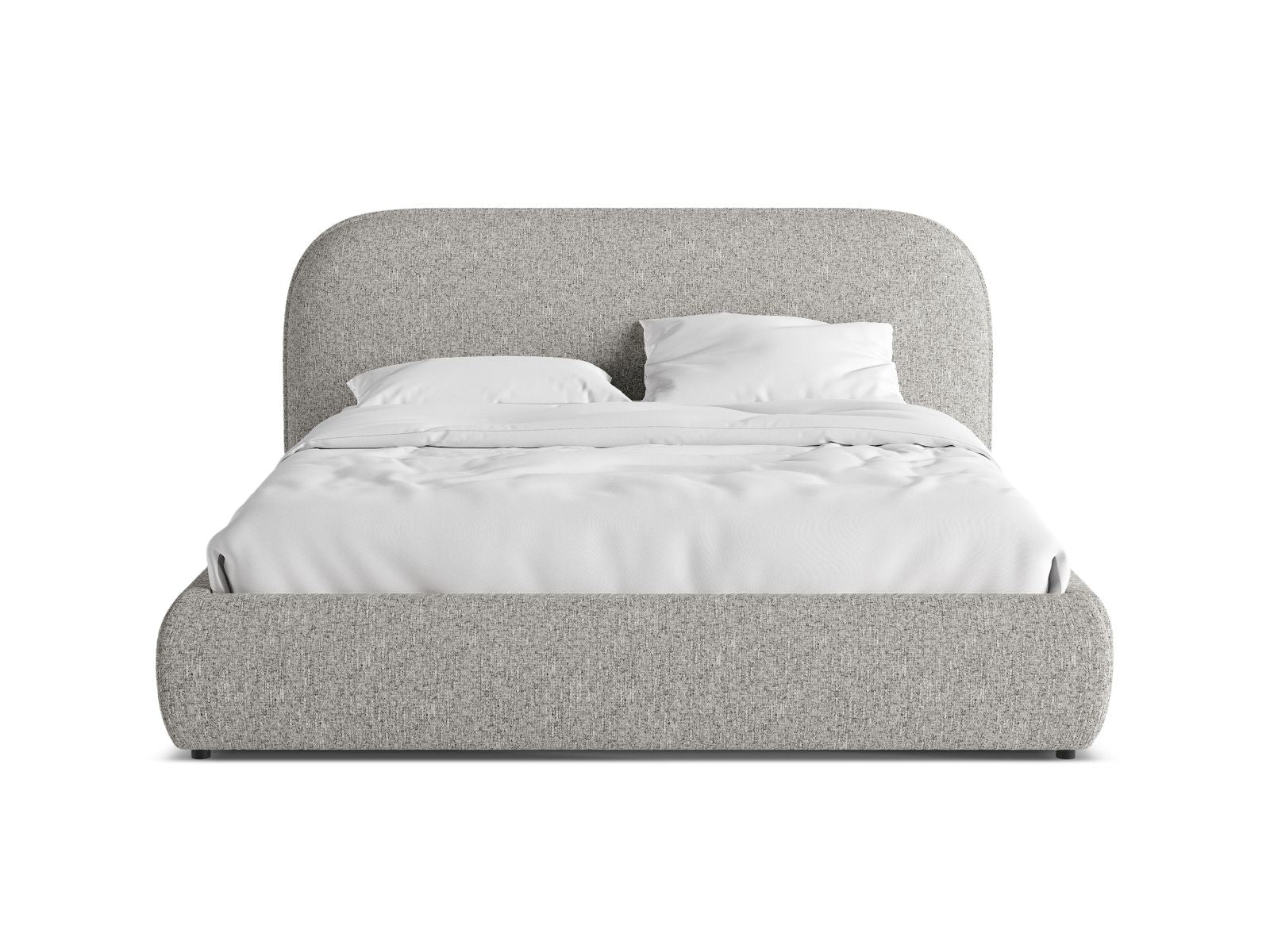 Elegantes Murada Bett mit 160 cm Kopfteil von Micadoni, ideal für modernes Wohnen und erholsamen Schlaf.