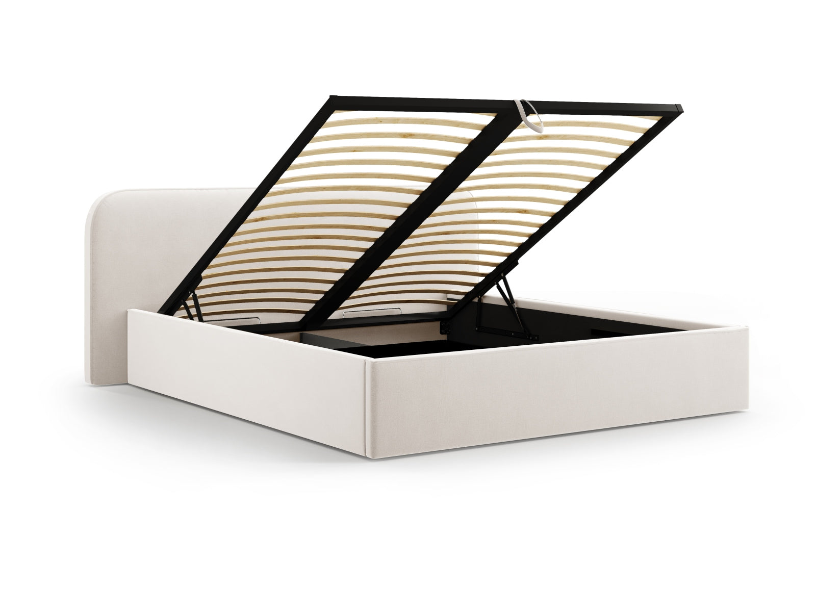 Erleben Sie das elegante Elizabeth Velour Bett von Micadoni. Mit praktischem Stauraum und stilvollem Headboard – perfekt für Ihr modernes Schlafzimmer!