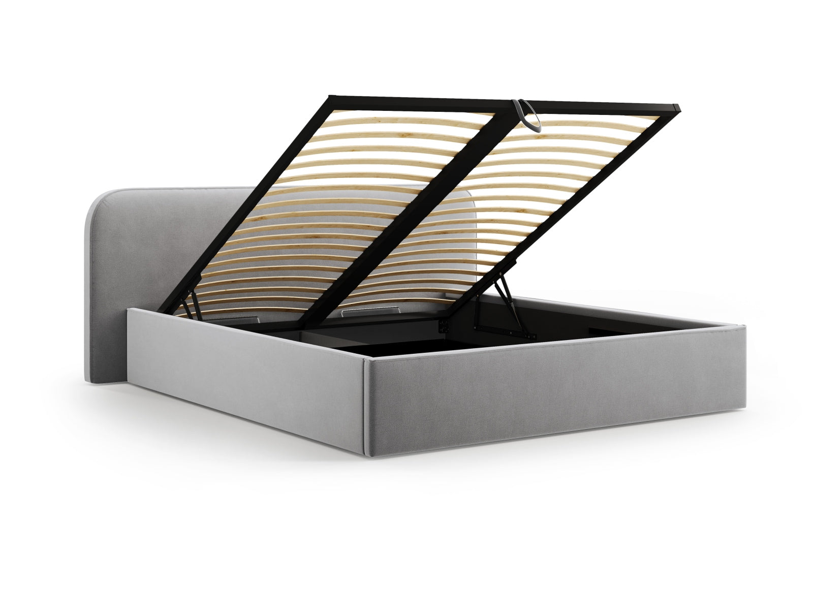 Entdecken Sie das stilvolle Elizabeth Velour Bett von Micadoni. Mit integriertem Stauraum und elegantem Headboard – ideal für Ihr modernes Schlafzimmer!