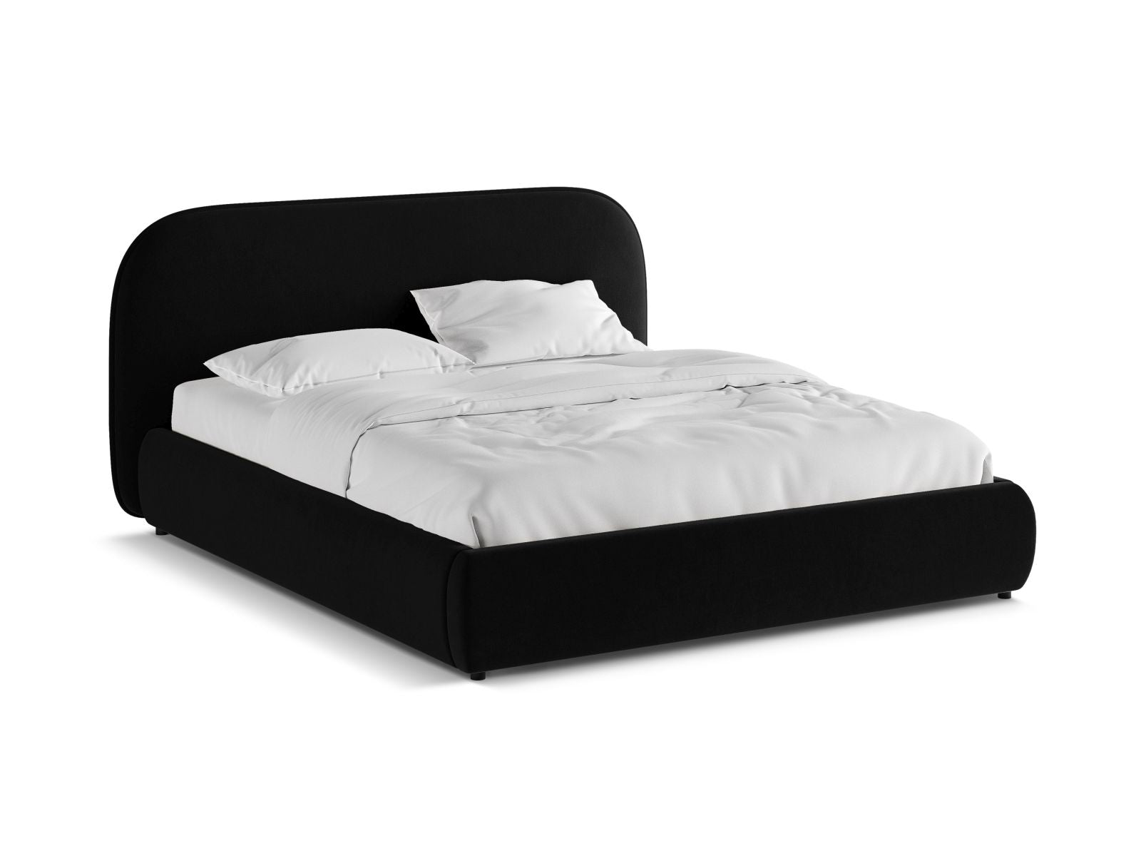 Stilvolles Murada Bett mit 160 cm Kopfteil, perfekt für moderne Schlafzimmer. Hochwertige Materialien und ansprechendes Design für erholsamen Schlaf.