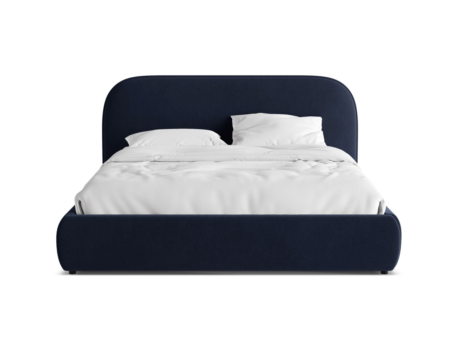 Stilvolles Murada Bett mit 160 cm hohem Kopfteil von Micadoni, perfekt für ein zeitgemäßes Schlafzimmerdesign und hohen Schlafkomfort.
