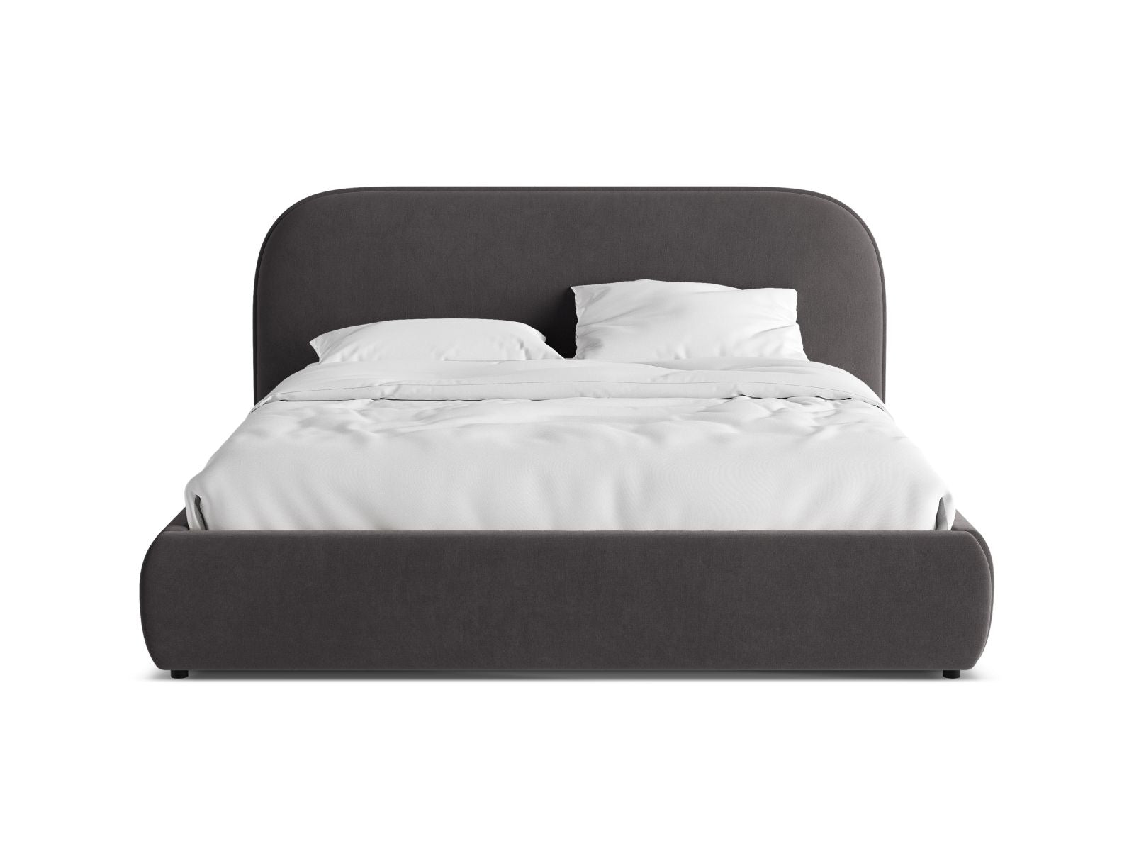 Modernes Murada Bett mit 160 cm hohem Kopfteil von Micadoni, perfekt für einladende Schlafzimmer und entspannende Oasen.