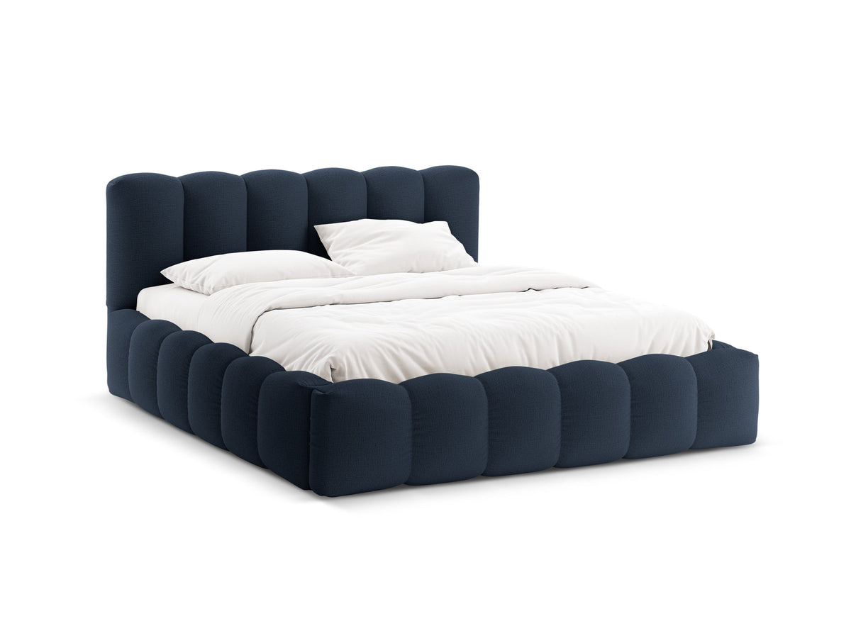 Lupine Bett mit Stauraum und Headboard 180cm in Royal Blue-Moly präsentiert im Onlineshop von KAQTU Design AG. Bett ist von Micadoni