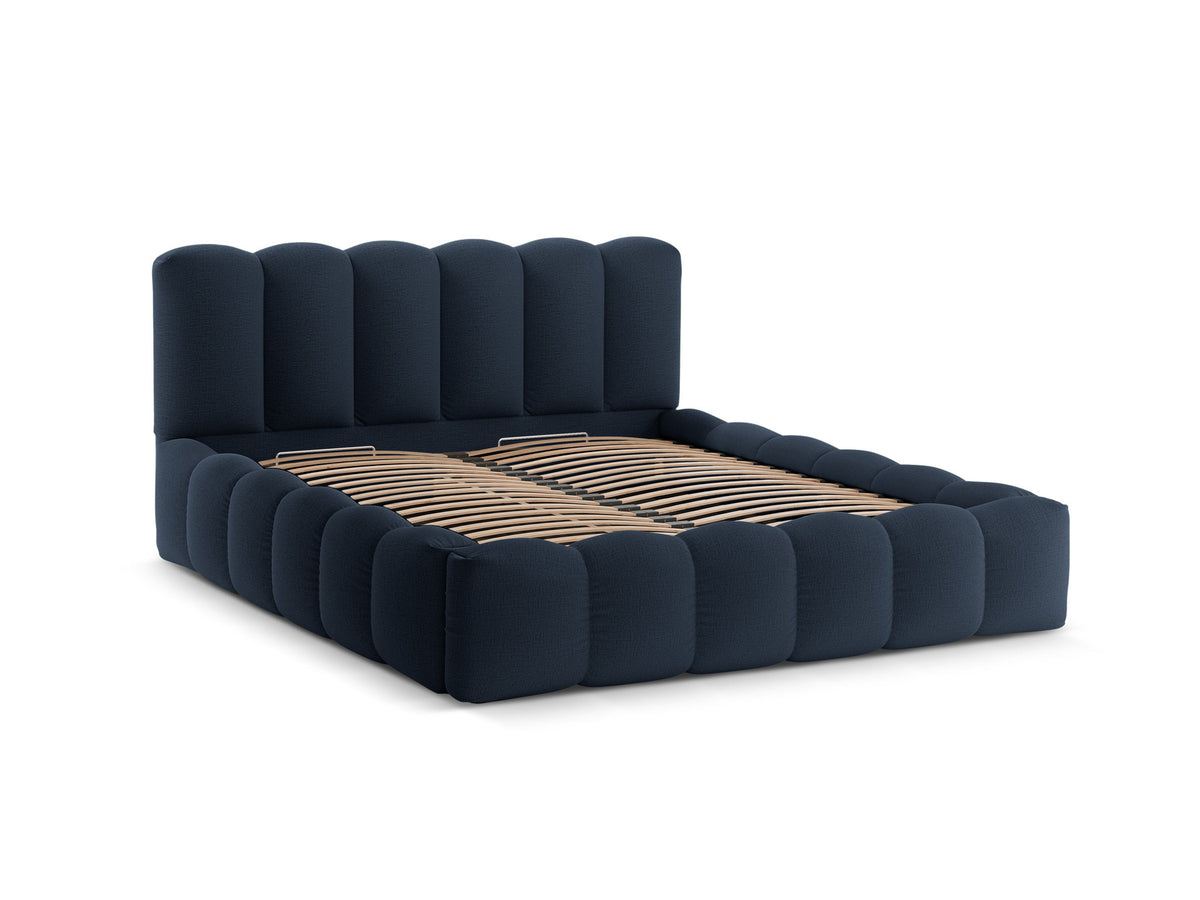 Lupine Bett mit Stauraum und Headboard 180cm in Royal Blue-Moly präsentiert im Onlineshop von KAQTU Design AG. Bett ist von Micadoni