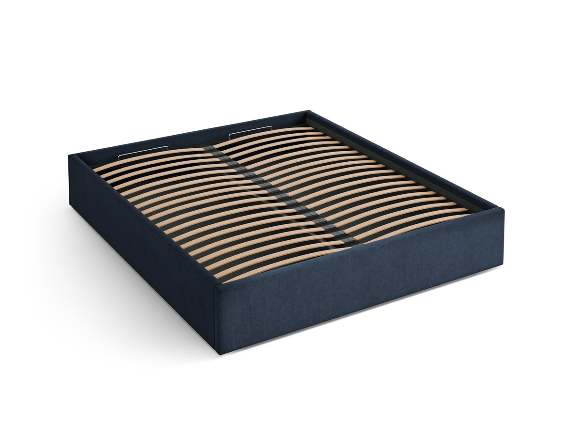 Susan Bett mit Stauraum 180cm in Royal Blue-Moly präsentiert im Onlineshop von KAQTU Design AG. Bett ist von Micadoni