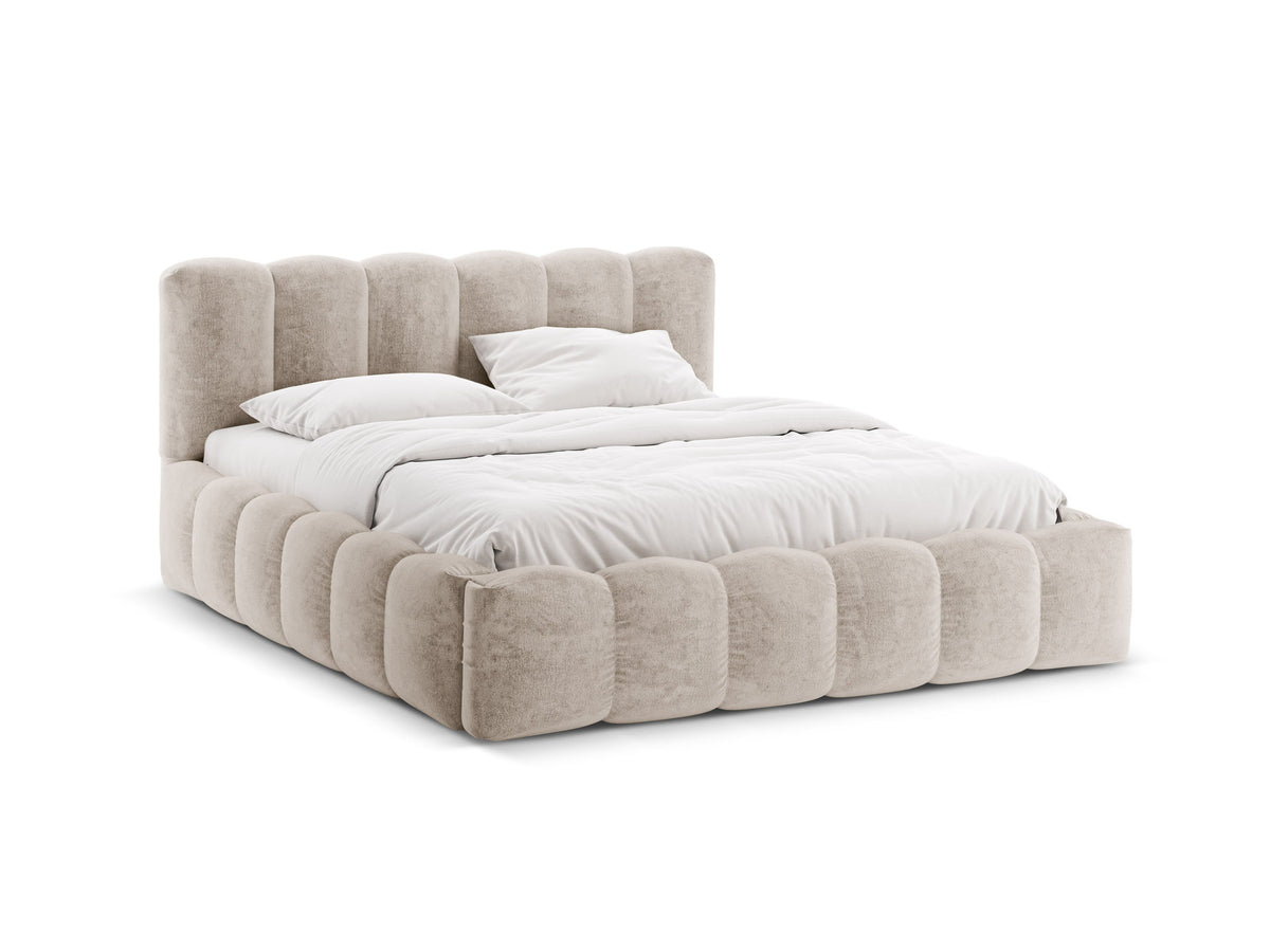 Lupine Bett mit Stauraum und Headboard 180cm in Beige-Perfect Harmony präsentiert im Onlineshop von KAQTU Design AG. Bett ist von Micadoni