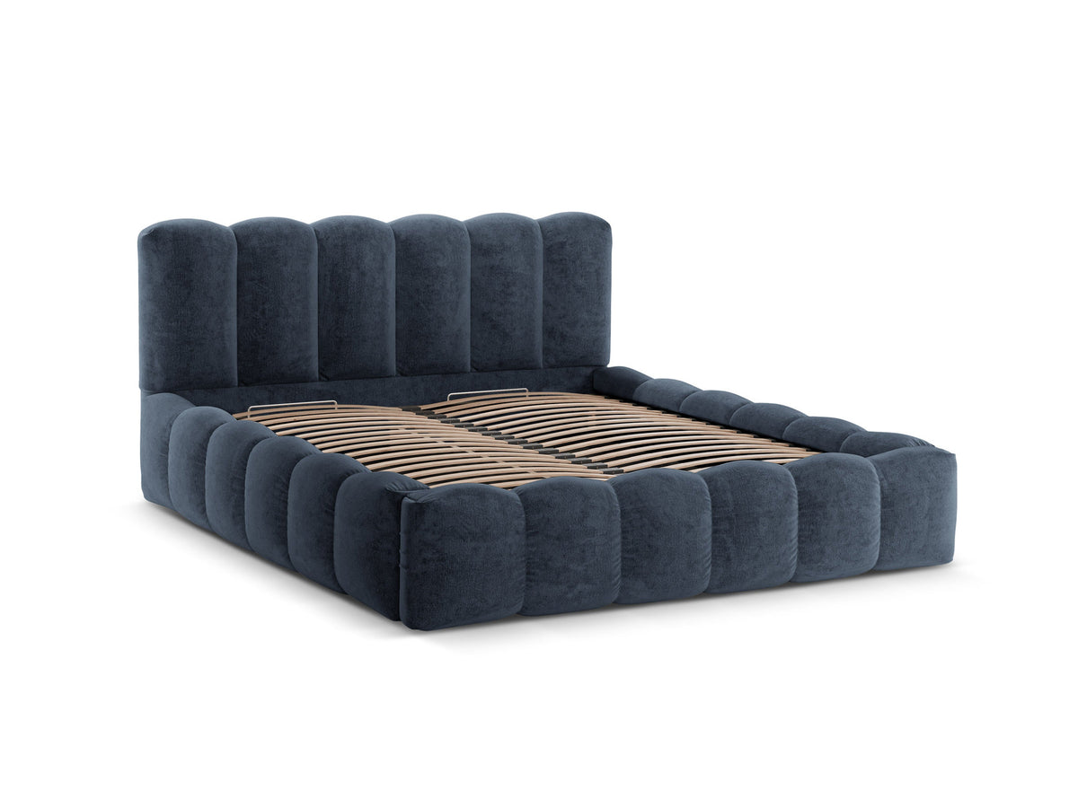 Lupine Bett mit Stauraum und Headboard 180cm in Dark Blue-Perfect Harmony präsentiert im Onlineshop von KAQTU Design AG. Bett ist von Micadoni