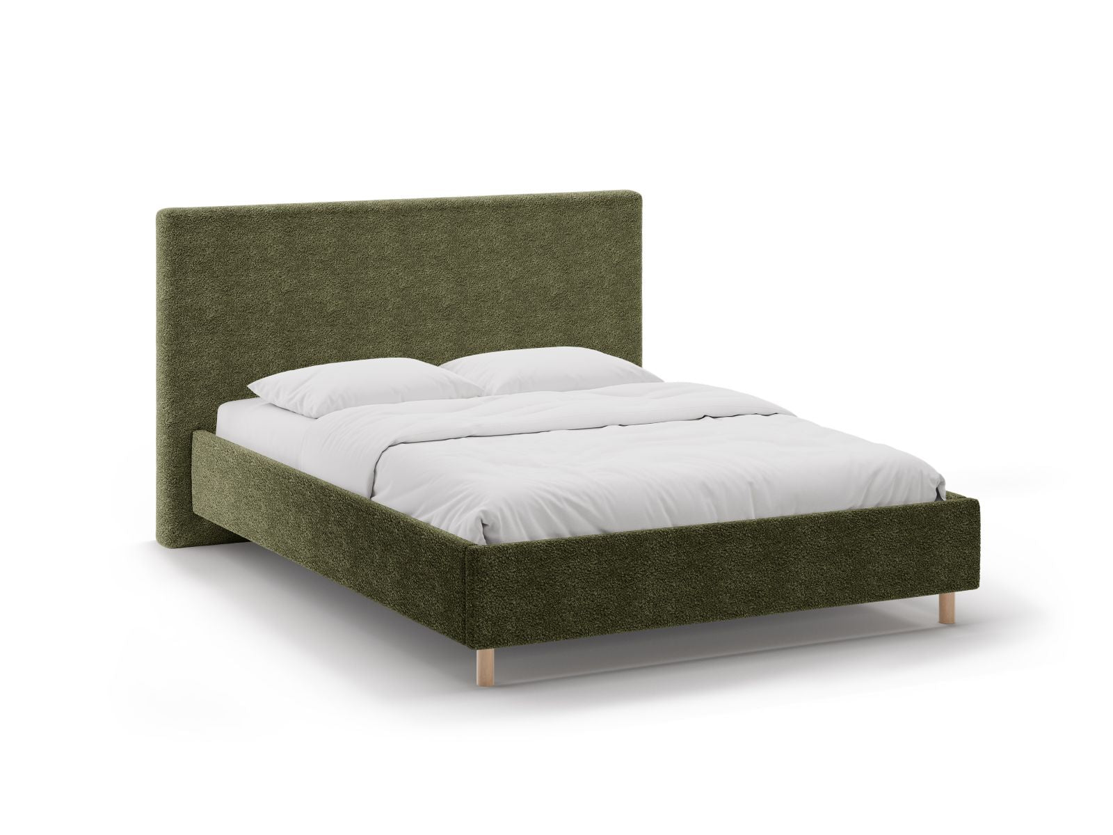 Eloise Bett mit Stauraum mit Kopfteil 180cm in Green-Rolf präsentiert im Onlineshop von KAQTU Design AG. Bett ist von Micadoni
