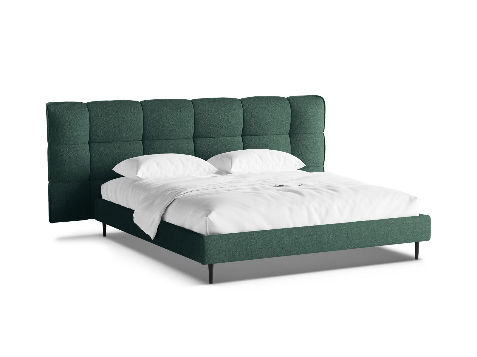 Stylisches Eric Bett in 200 cm Breite, ideal für modernen Wohnstil, mit praktischem Stauraum und elegantem Kopfteil für zusätzlichen Komfort.