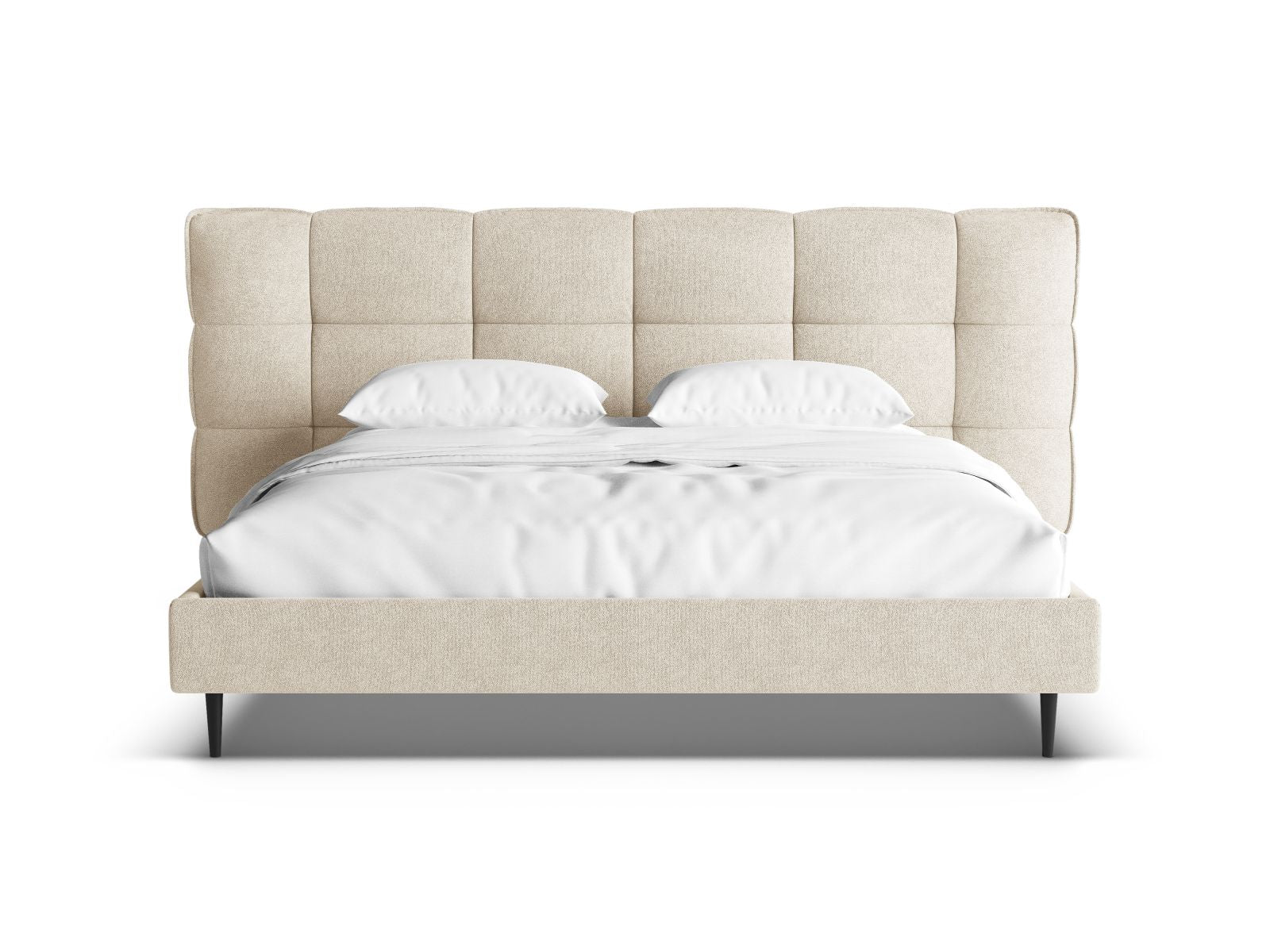 Modernes Eric Bett mit 200 cm Breite, ausgestattet mit Stauraum und einem ansprechenden Kopfteil für stilvolle Schlafzimmer.