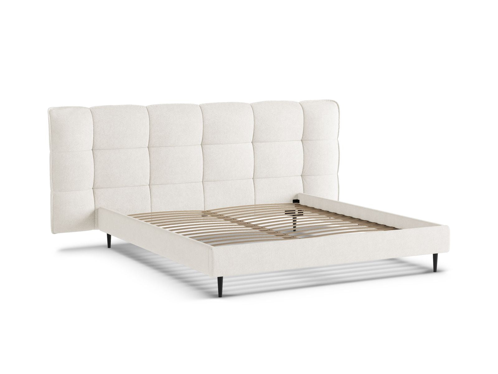 Modernes Eric Bett in 200 cm Breite, mit funktionalem Stauraum und ansprechendem Kopfteil, ideal für stilvolle Schlafzimmer.