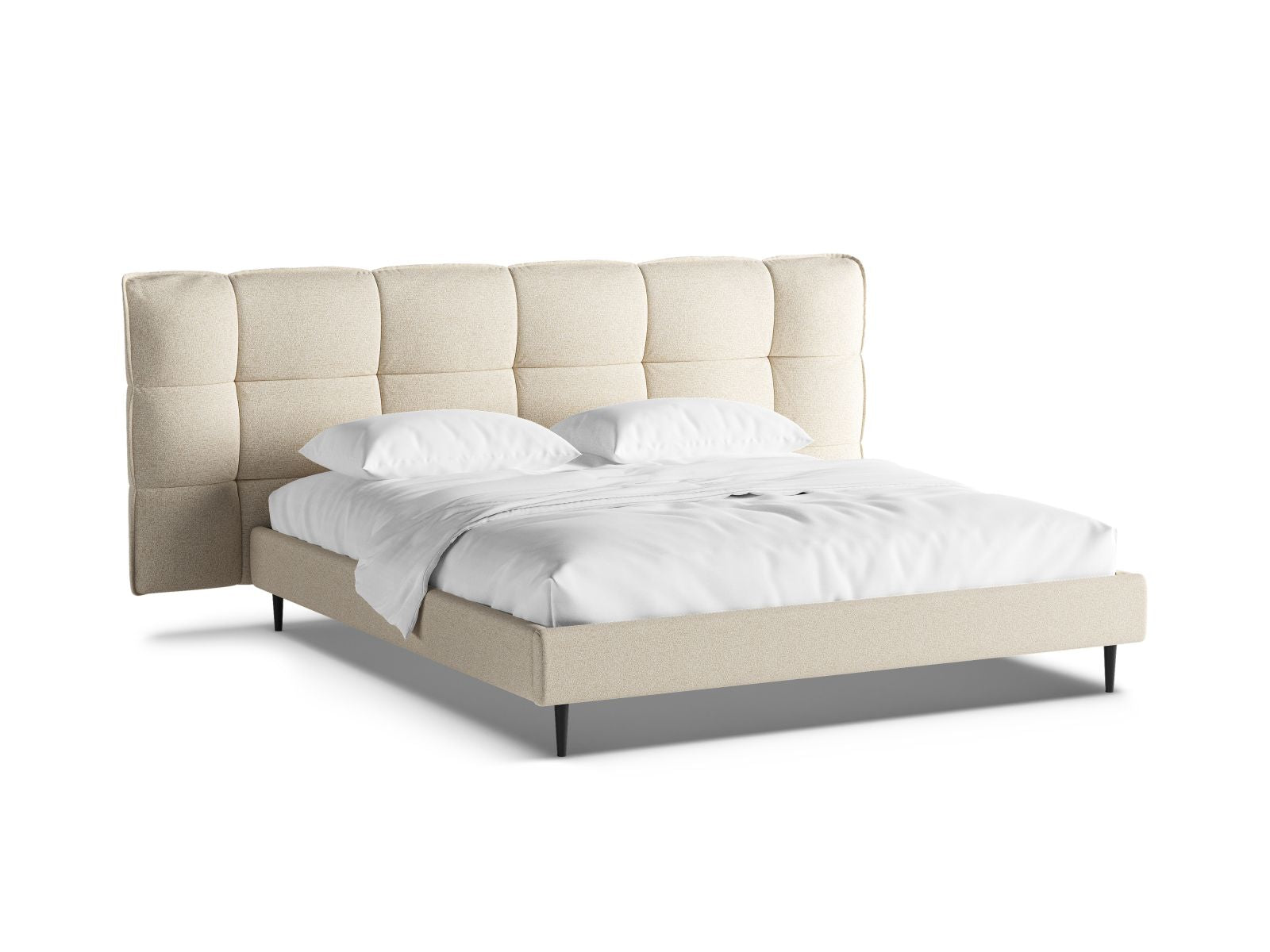 Stylisches Eric Bett in 200 cm Breite, ideal für modernen Wohnstil, mit funktionalem Stauraum und ansprechendem Kopfteil.