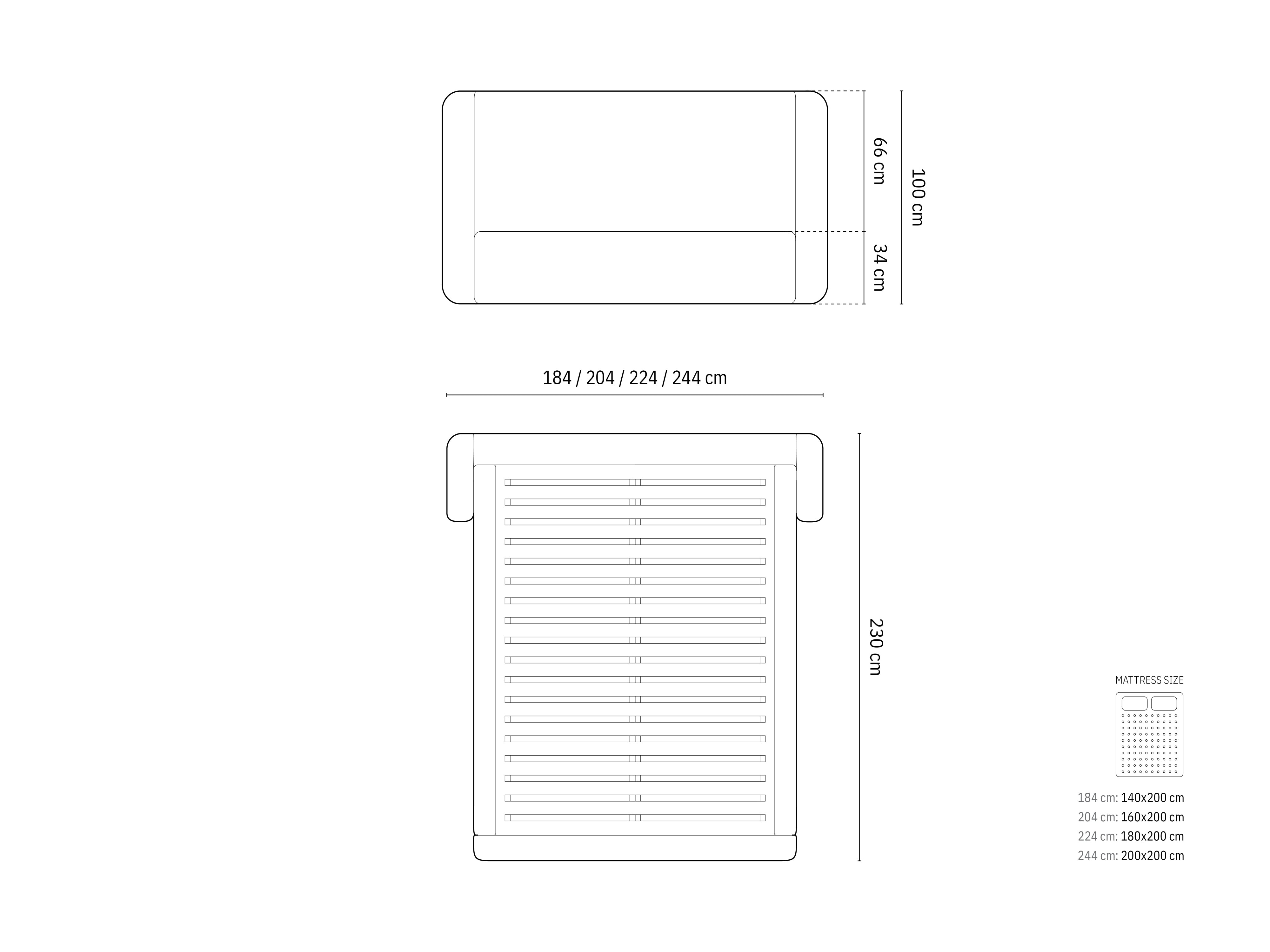 Jolene Velour Bett mit Stauraum und Headboard in Dark Blue-Bluvel präsentiert im Onlineshop von KAQTU Design AG. Bett ist von Micadoni