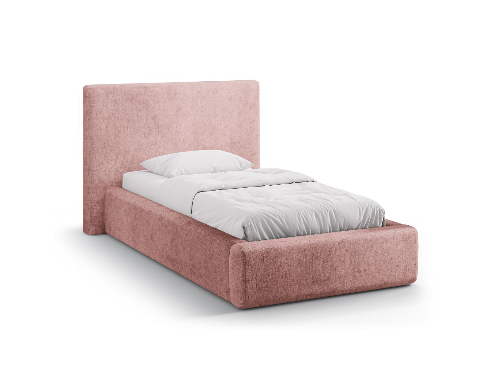 Amy Bett mit Stauraum mit Kopfteil 90cm in Pink-Perfect Harmony präsentiert im Onlineshop von KAQTU Design AG. Bett ist von Micadoni