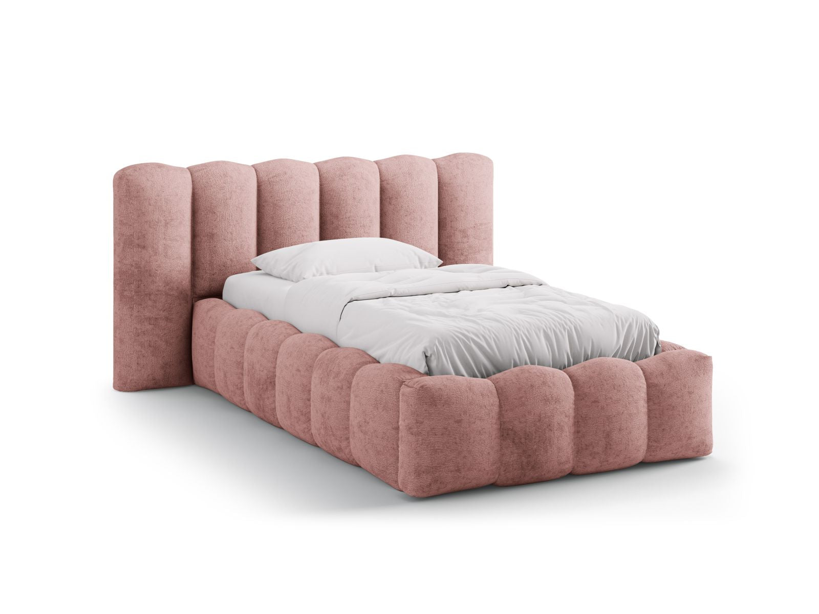 Lupine Bett mit Stauraum mit Kopfteil 90cm in Pink-Perfect Harmony präsentiert im Onlineshop von KAQTU Design AG. Bett ist von Micadoni