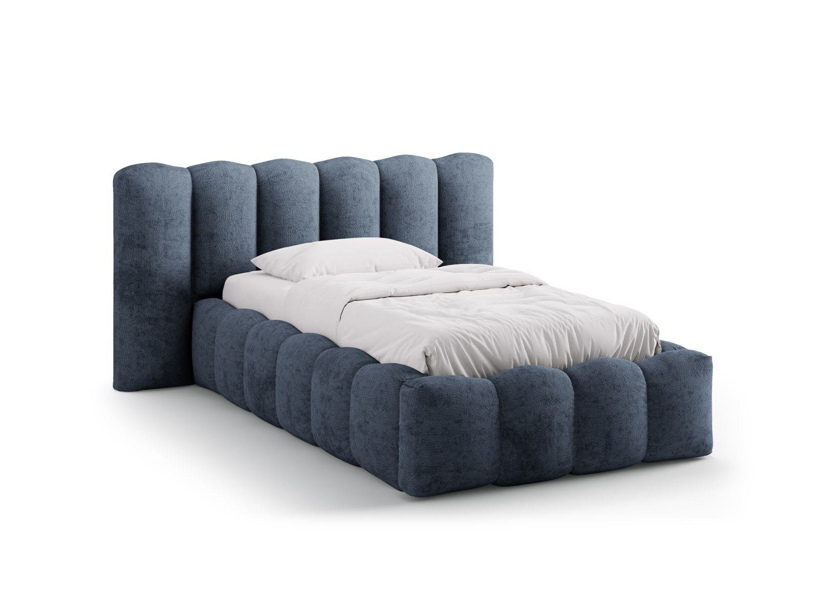 Lupine Bett mit Stauraum mit Kopfteil 90cm in Dark Blue-Perfect Harmony präsentiert im Onlineshop von KAQTU Design AG. Bett ist von Micadoni