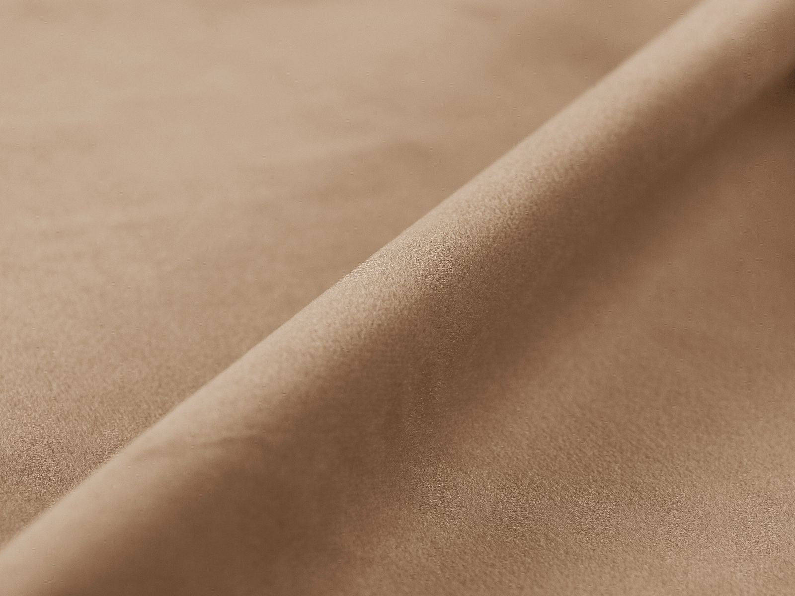 Stylisches Micadoni Bett Lupine mit 90 cm Breite, funktionalem Stauraum und elegantem Kopfteil in Sand-Paris für zeitgemäße Schlafzimmer.