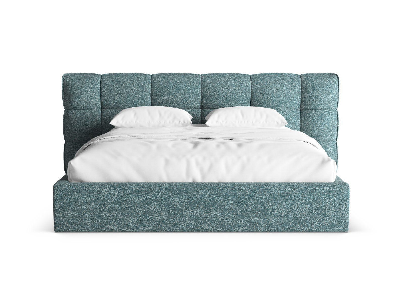 Stylisches Eric Bett mit praktischem Stauraum und elegantem Kopfteil in 140 cm Breite, ideal für moderne Schlafzimmer.