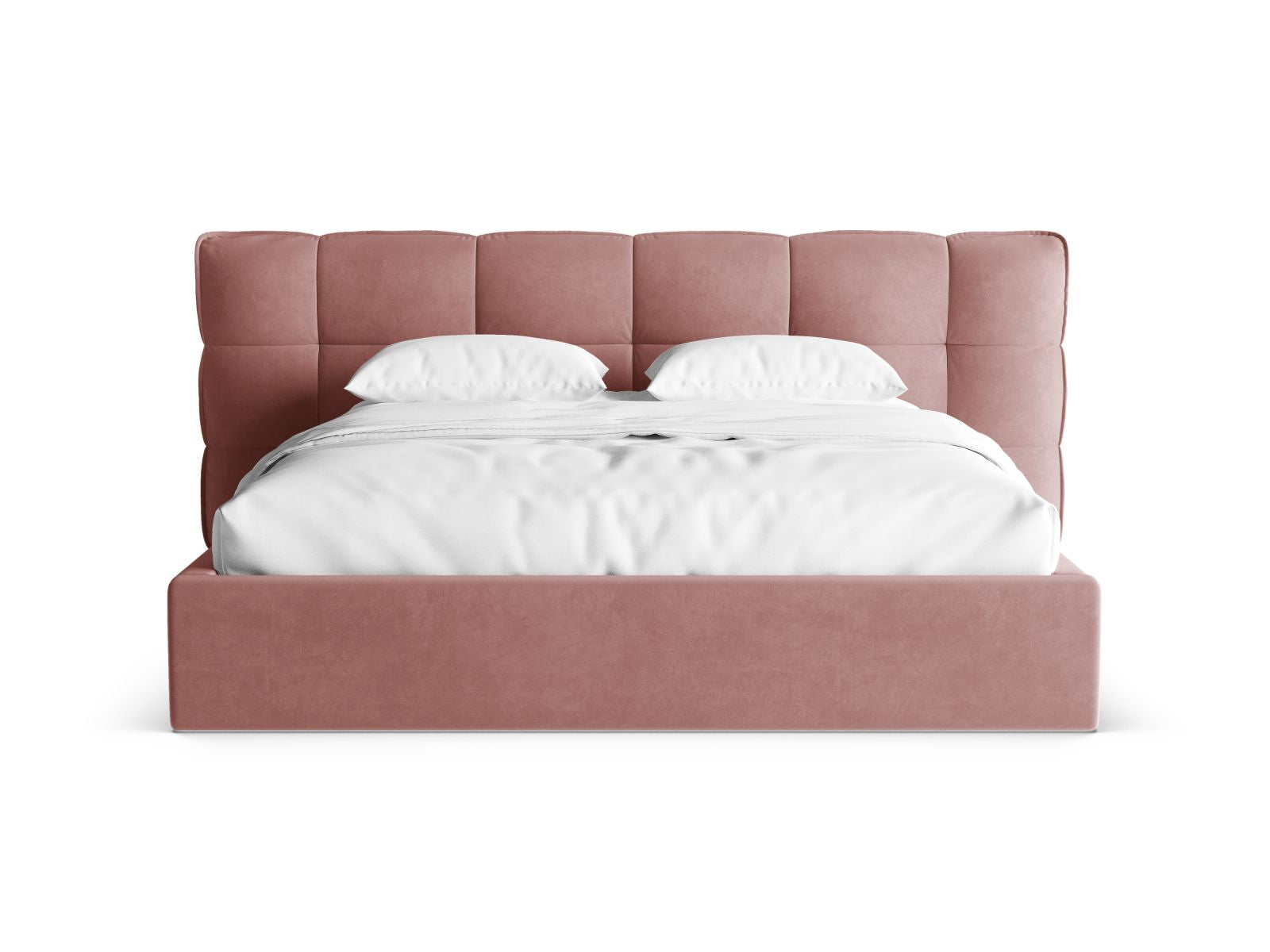 Modernes Eric Bett mit Stauraum und Kopfteil in 200 cm Breite, ideal für stilvolle Schlafzimmer, präsentiert von Micadoni.