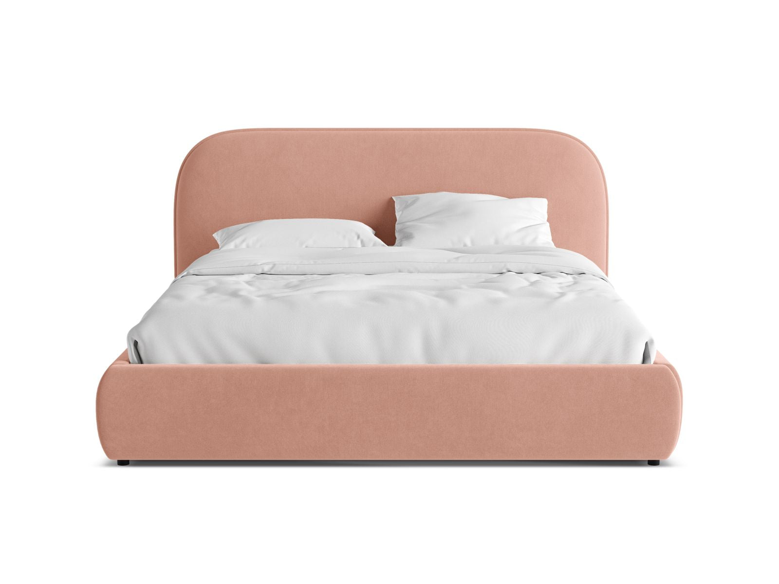 Modernes Murada Bett in 200 cm Breite, ideal für stilvolle Schlafzimmer, bietet cleveren Stauraum und ein elegantes Kopfteil.