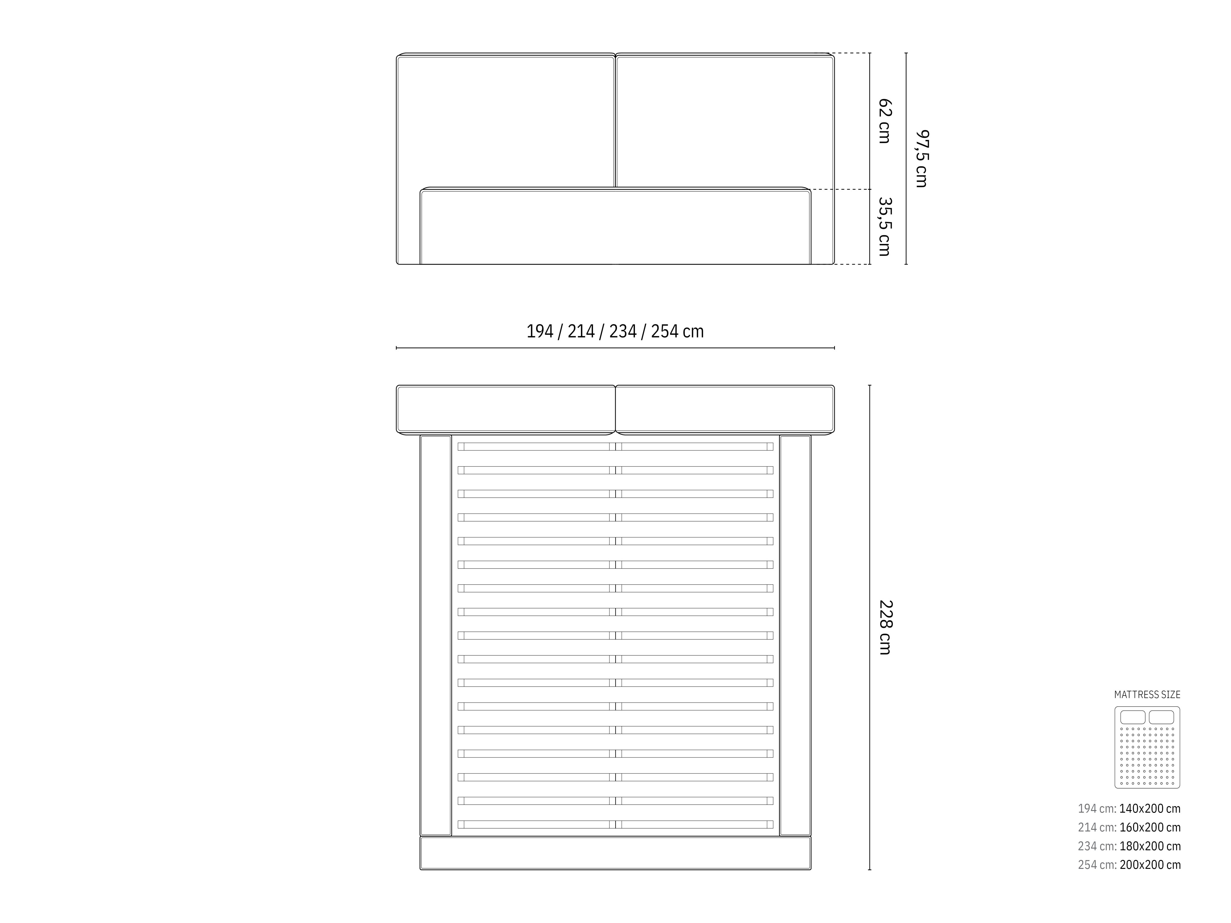 Entdecken Sie das Jodie Boucle Bett von Micadoni: 234 cm, elegantes Design, praktischer Stauraum und komfortables Headboard für Ihr Schlafzimmer.