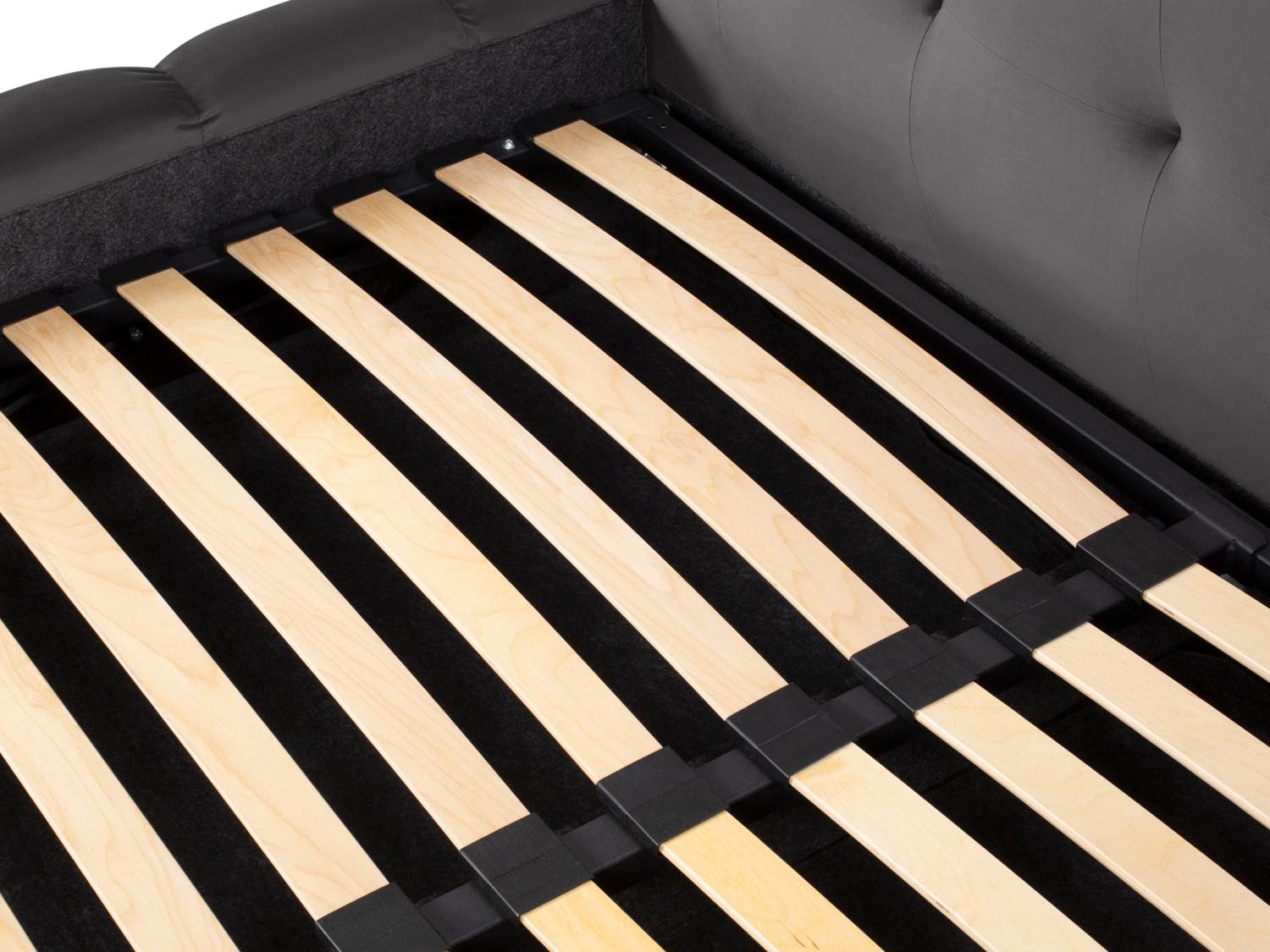 Stilvolles Mamaia Velour Bett in Grau mit großzügigem Stauraum und doppeltem Kopfteil für ein modernes Schlafzimmer.