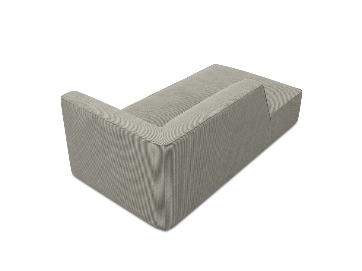 Ruby Sofa Chaise Lounge links 1 Sitz in Light Grey-Scala präsentiert im Onlineshop von KAQTU Design AG. L-Sofa links ist von Micadoni