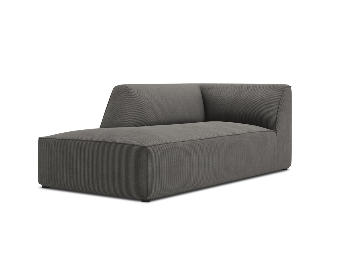Ruby Sofa Chaise Lounge links 1 Sitz in Dark Grey-Scala präsentiert im Onlineshop von KAQTU Design AG. L-Sofa links ist von Micadoni