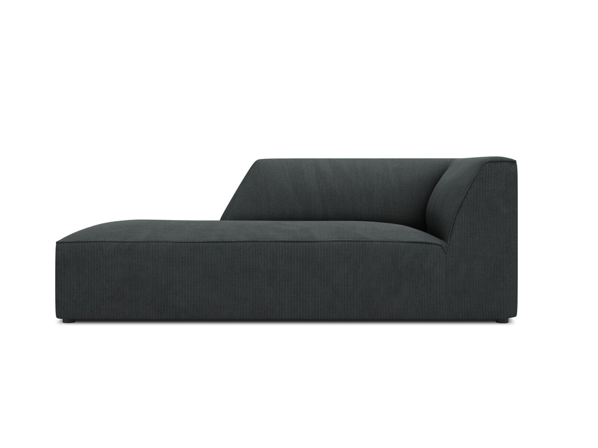 Ruby Sofa Chaise Lounge links 1 Sitz in Black-Scala präsentiert im Onlineshop von KAQTU Design AG. L-Sofa links ist von Micadoni