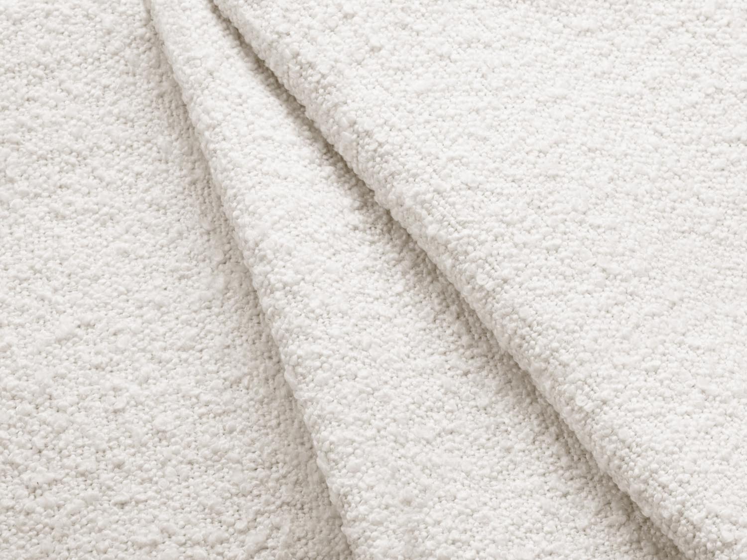 Miley Boucle Sofa Chaise Lounge links 2 Sitzer in White präsentiert im Onlineshop von KAQTU Design AG. L-Sofa links ist von Micadoni