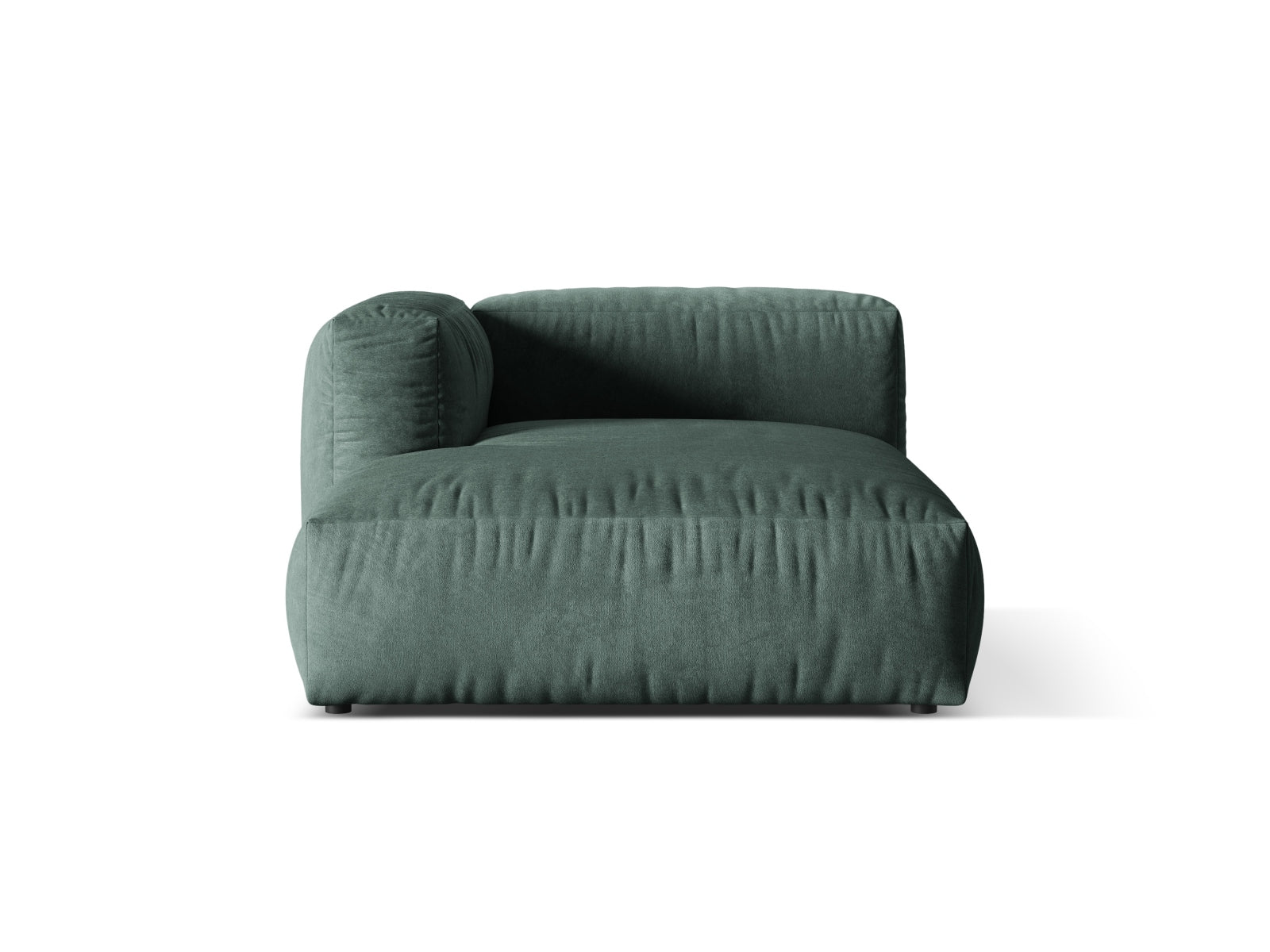 Martina Sofa Chaise Lounge links 1 Sitz in Petrol präsentiert im Onlineshop von KAQTU Design AG. L-Sofa links ist von Micadoni