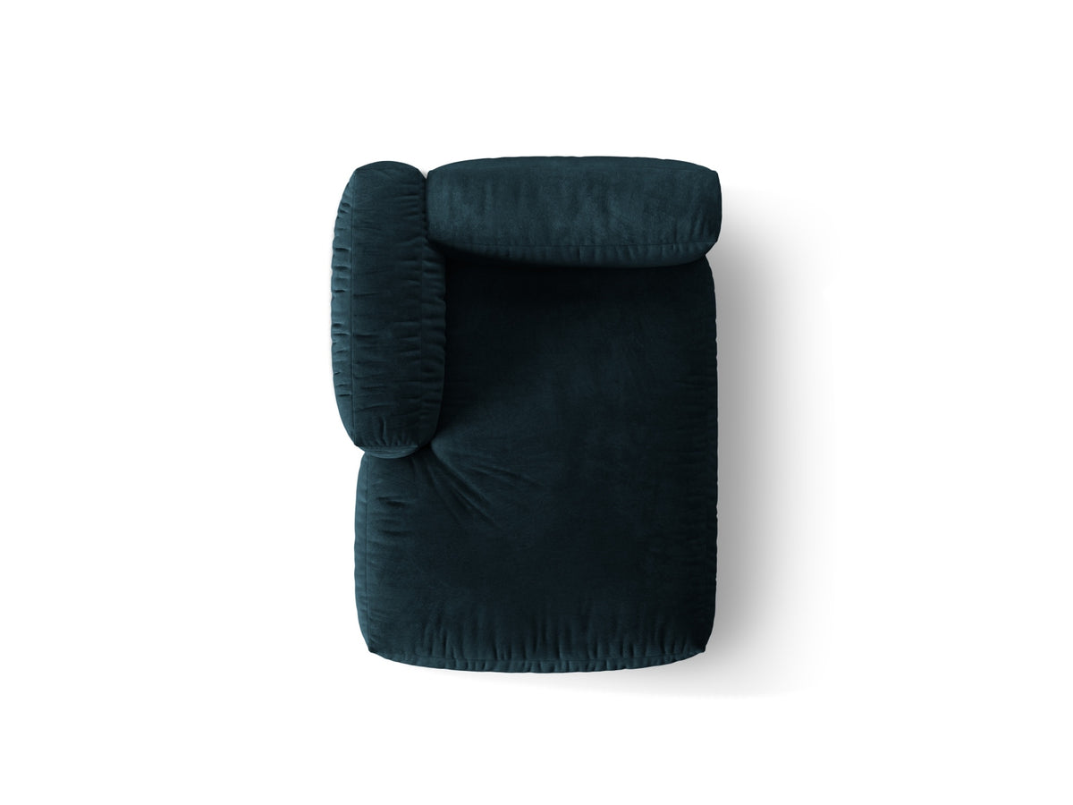 Martina Sofa Chaise Lounge links 1 Sitz in Deep Petrol-Vogue präsentiert im Onlineshop von KAQTU Design AG. L-Sofa links ist von Micadoni