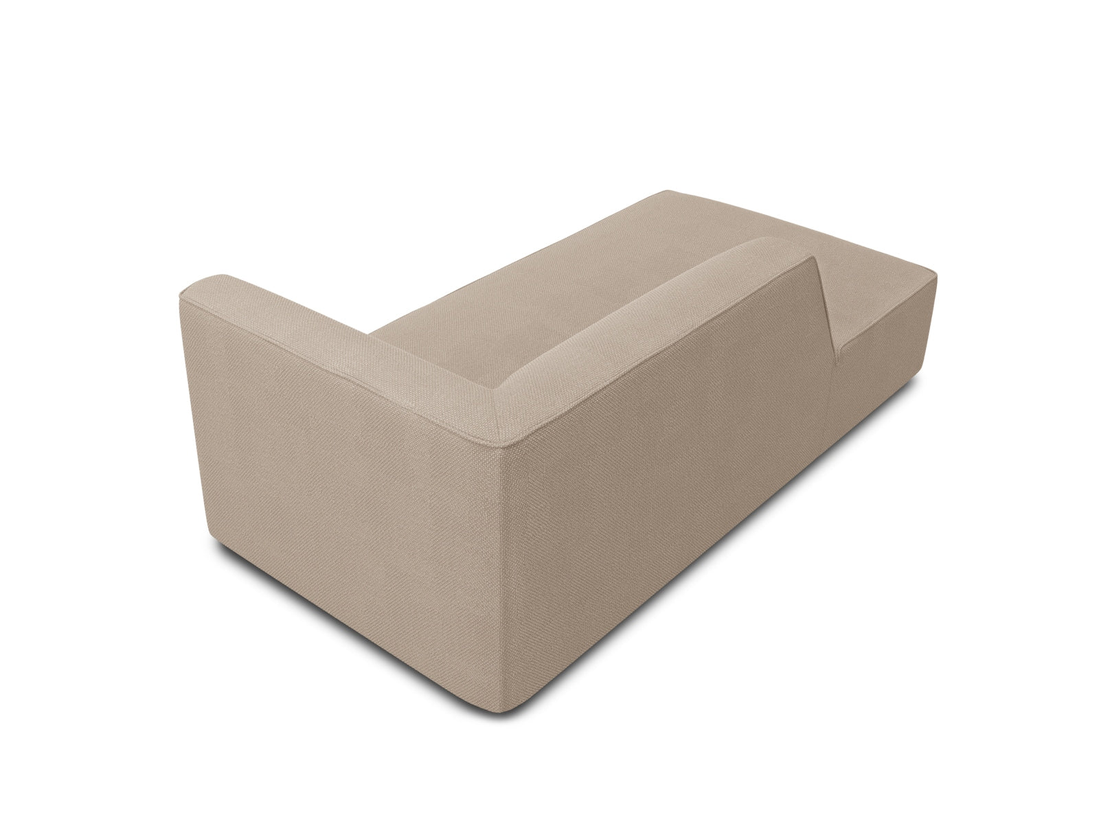 Stylisches Ruby Sofa Chaise Lounge links mit einem komfortablen Sitz in edlem Dunkelbeige, perfekt für zeitgemäße Inneneinrichtungen.
