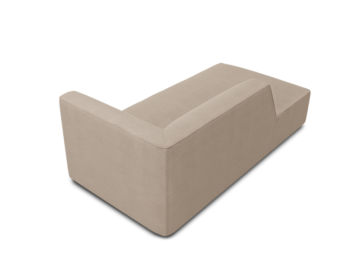 Ruby Sofa Chaise Lounge links 1 Sitz in Dark Beige-Ottawa präsentiert im Onlineshop von KAQTU Design AG. L-Sofa links ist von Micadoni