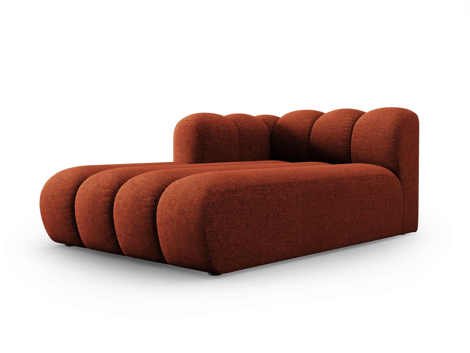 Lupine Sofa Chaise Lounge links 2 Sitzer in Terracotta präsentiert im Onlineshop von KAQTU Design AG. L-Sofa links ist von Micadoni