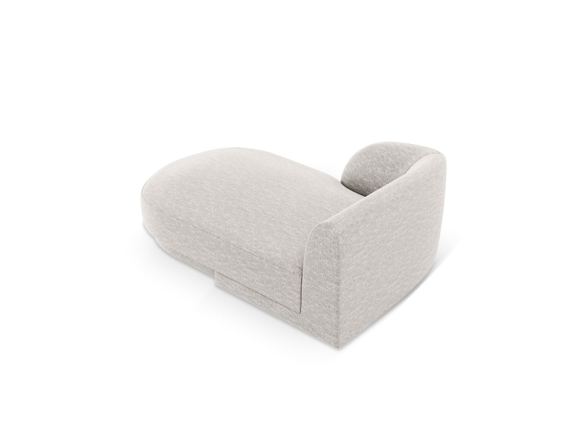 Miley Sofa Chaise Lounge links 2 Sitzer in Light Grey-Haga präsentiert im Onlineshop von KAQTU Design AG. L-Sofa links ist von Micadoni