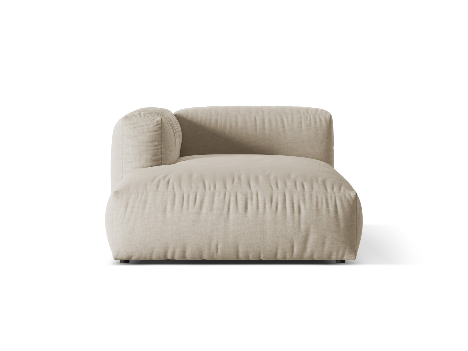 Martina Sofa Chaise Lounge links 1 Sitz in Light Beige-Boston präsentiert im Onlineshop von KAQTU Design AG. L-Sofa links ist von Micadoni