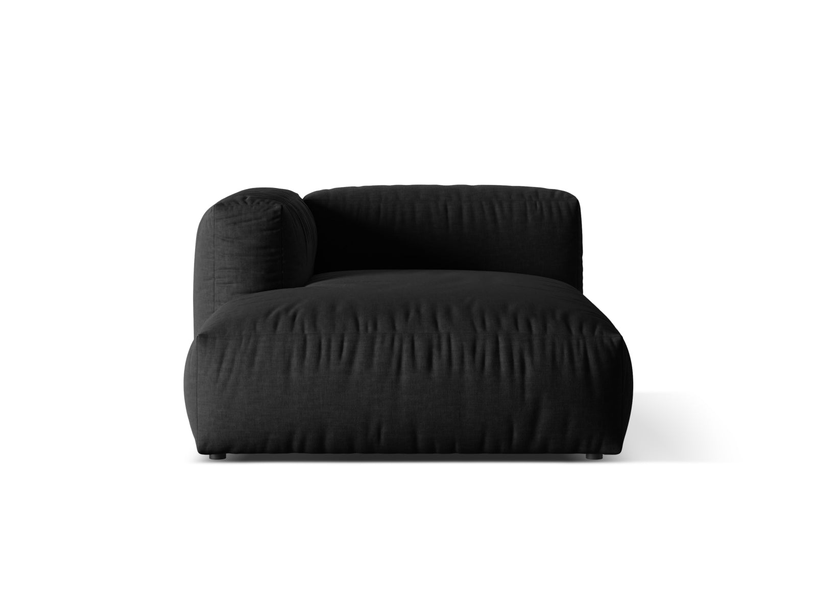 Martina Sofa Chaise Lounge links 1 Sitz in Black präsentiert im Onlineshop von KAQTU Design AG. L-Sofa links ist von Micadoni