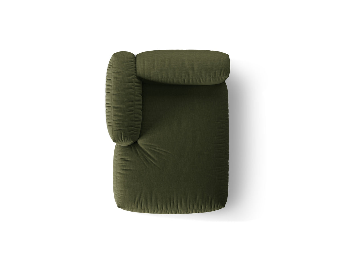 Martina Sofa Chaise Lounge links 1 Sitz in Green-Boston präsentiert im Onlineshop von KAQTU Design AG. L-Sofa links ist von Micadoni
