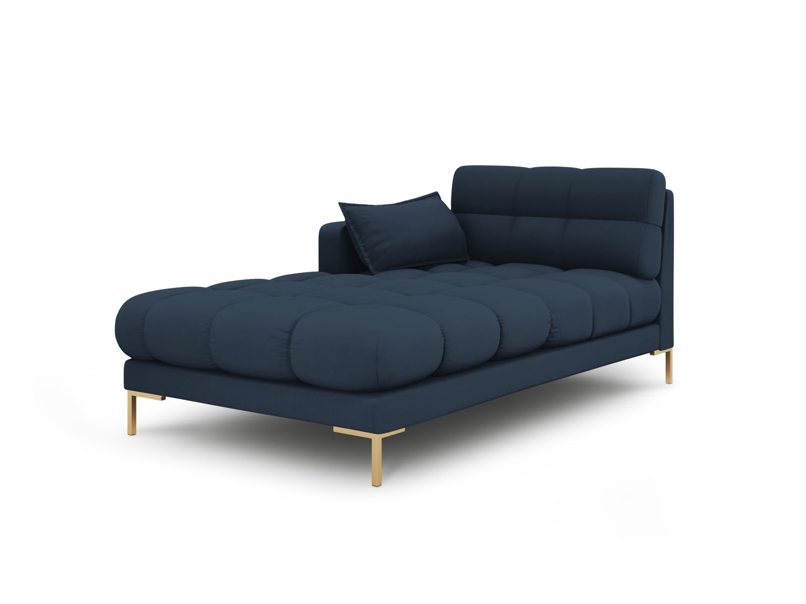 Mamaia Sofa Chaise Lounge links 1 Sitz in Blue/Gold präsentiert im Onlineshop von KAQTU Design AG. L-Sofa links ist von Micadoni