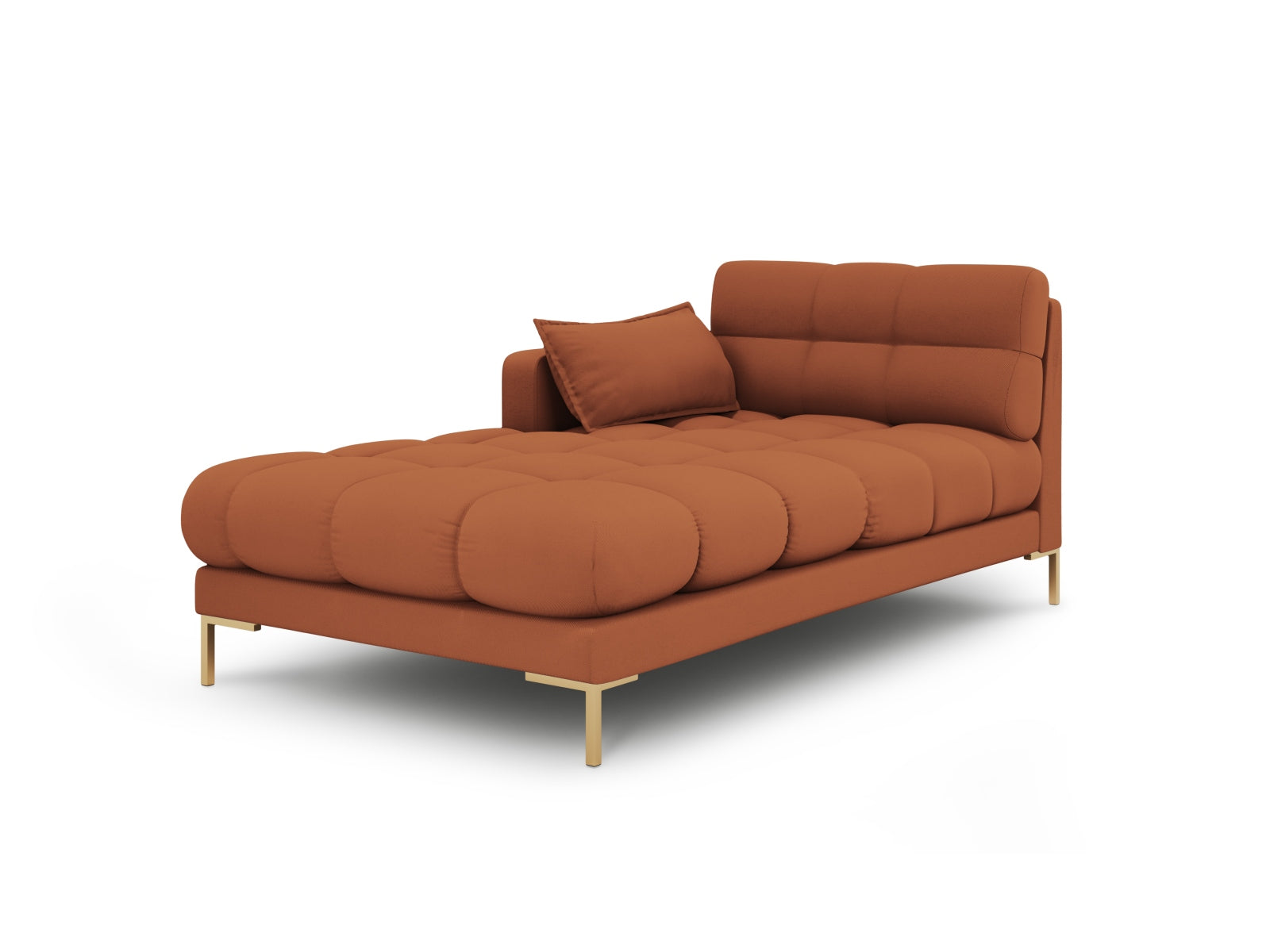 Mamaia Sofa Chaise Lounge links 1 Sitz in Brick/Gold präsentiert im Onlineshop von KAQTU Design AG. L-Sofa links ist von Micadoni