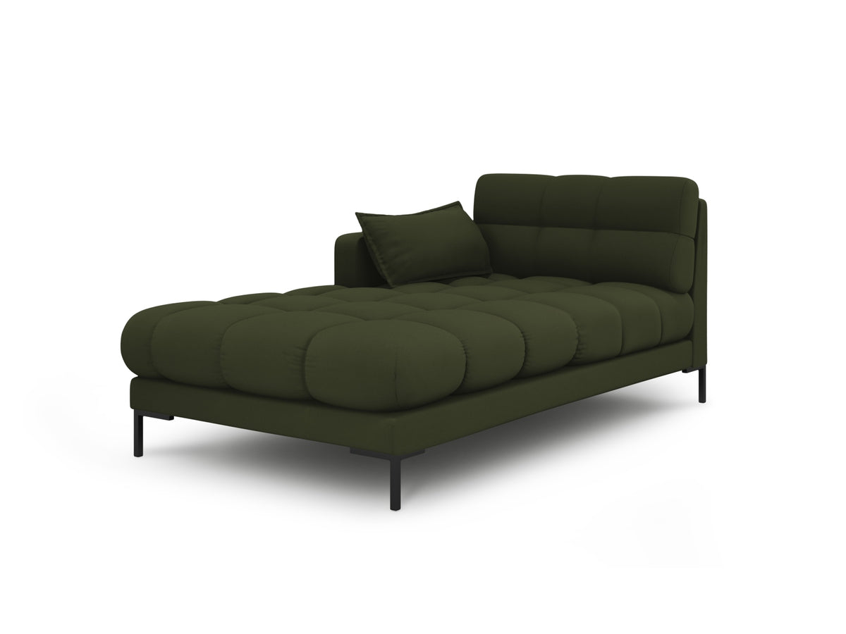 Mamaia Sofa Chaise Lounge links 1 Sitz in Green/Schwarz-Neve präsentiert im Onlineshop von KAQTU Design AG. L-Sofa links ist von Micadoni